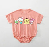 Kitty Baby t-shirt bubble Romper Hippo Boutique