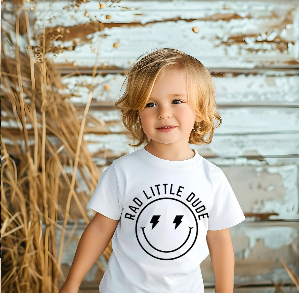 Rad Little Dude Baby & Toddler tshirt Hippo Boutique