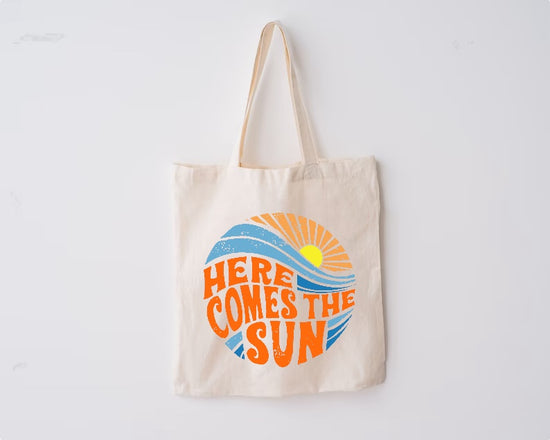 Here Comes The Sun Tote Bag Hippo Boutique