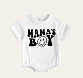 Mamas boy Baby & toddler t-shirt bubble Romper Hippo Boutique