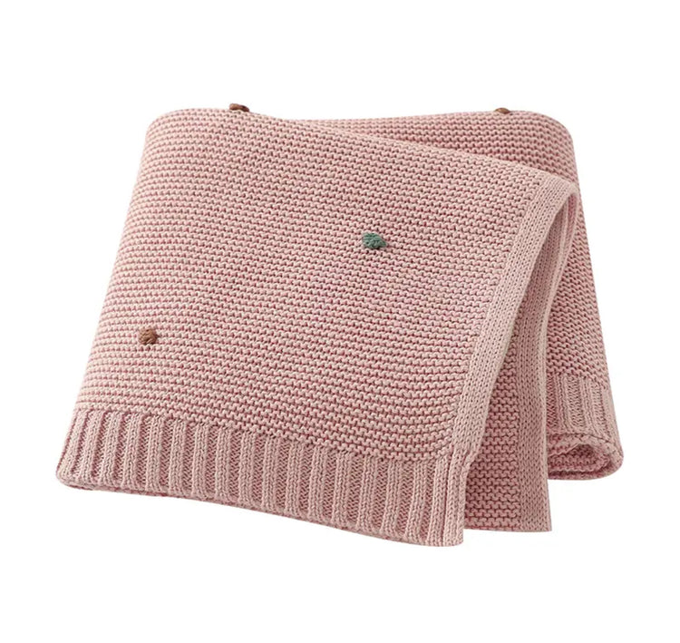Baby Knit Swaddle Blanket Hippo Boutique