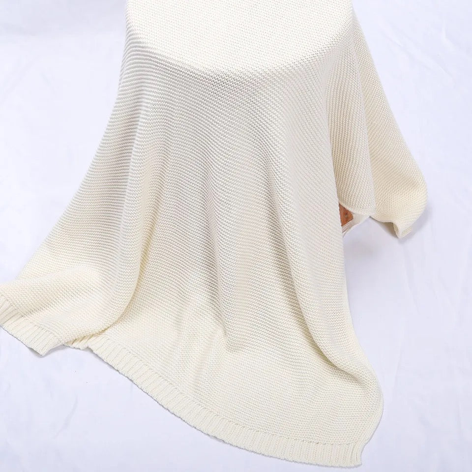 Personalized Embroidered Baby Blanket with Name Hippo Boutique