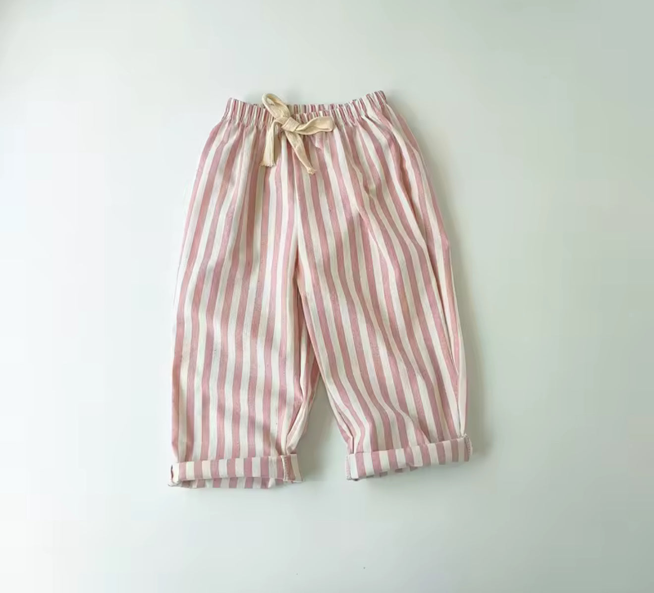 Kids & Toddler Striped Linen Cotton Pants Hippo Boutique