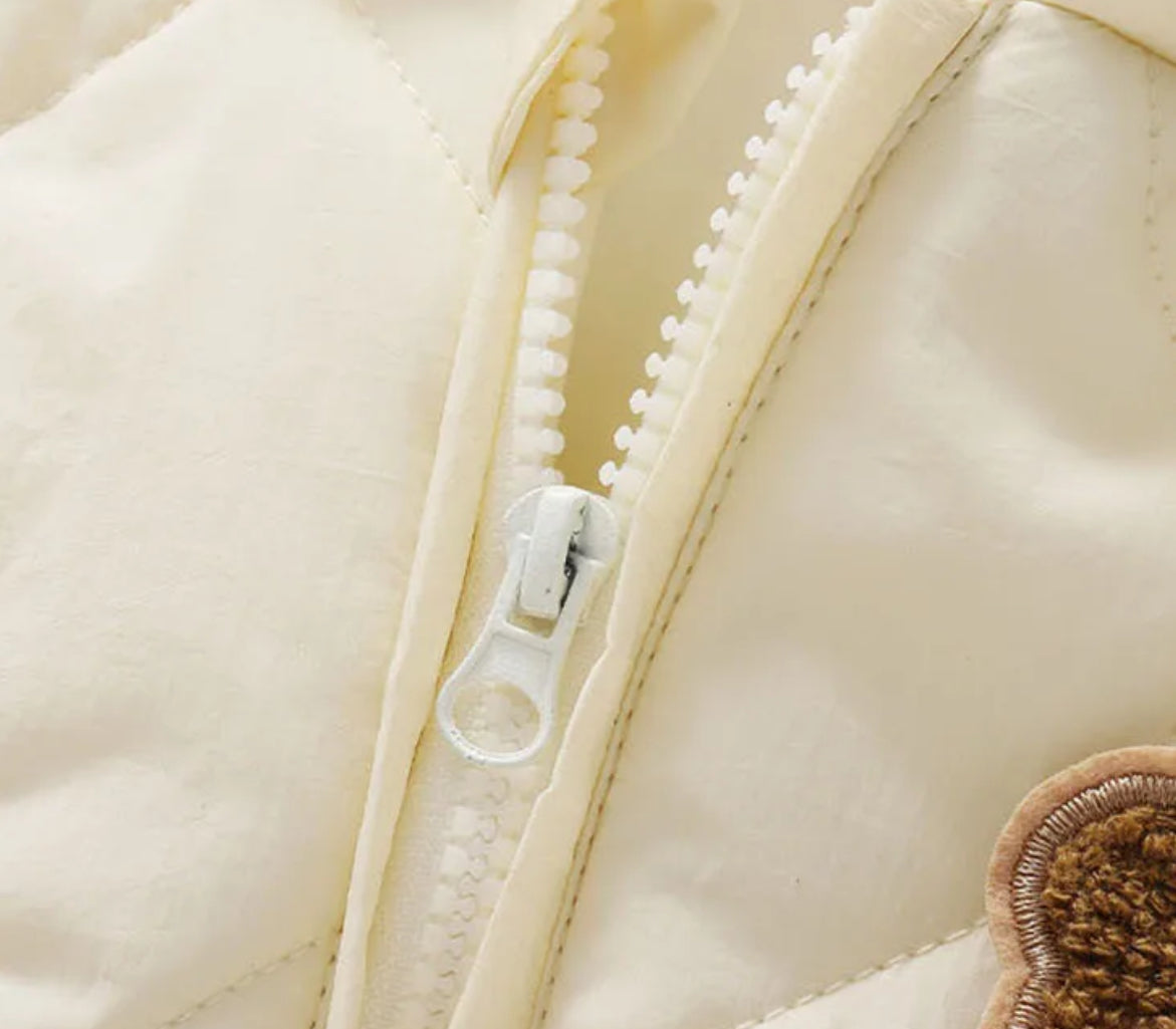 Teddy Bear Baby Snowsuit One Piece Hippo Boutique