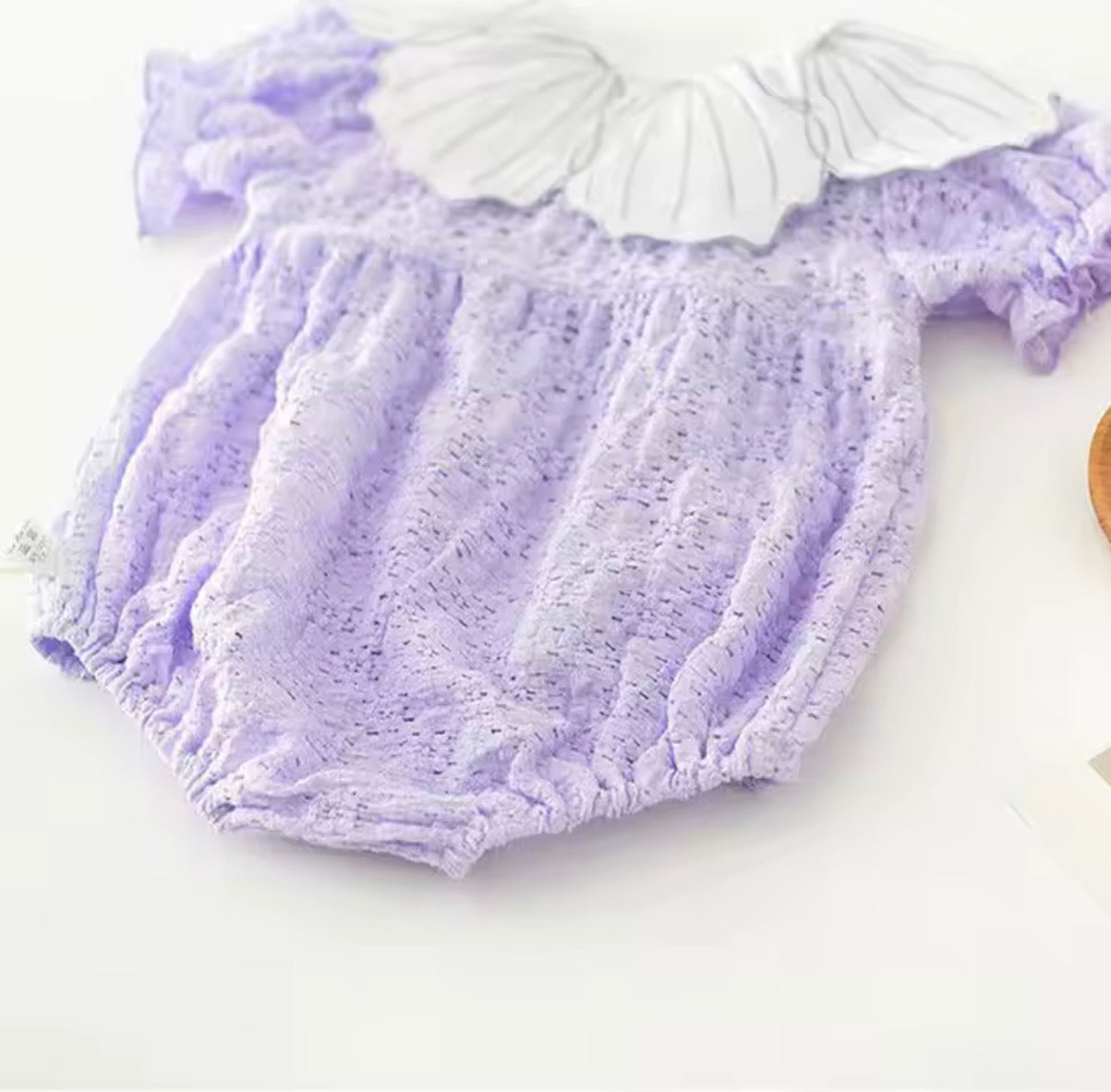 Violet Ruffled Romper Dress Hippo Boutique