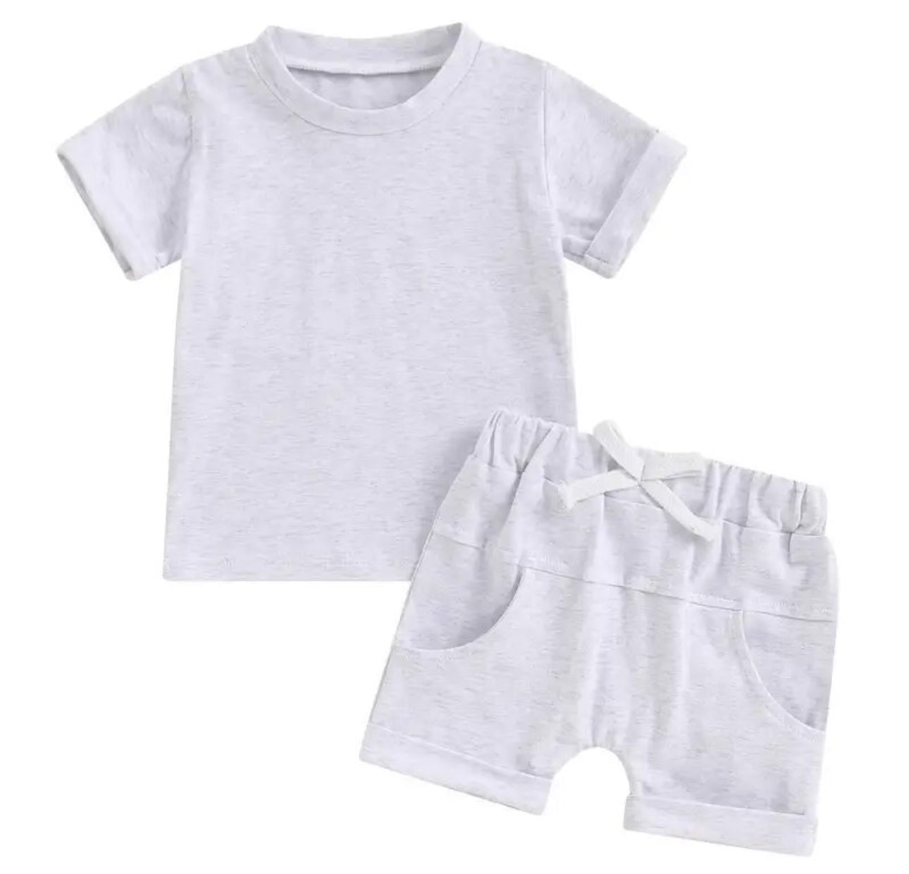 Baby and Toddler t-shirt & pocket shorts outfit Hippo Boutique