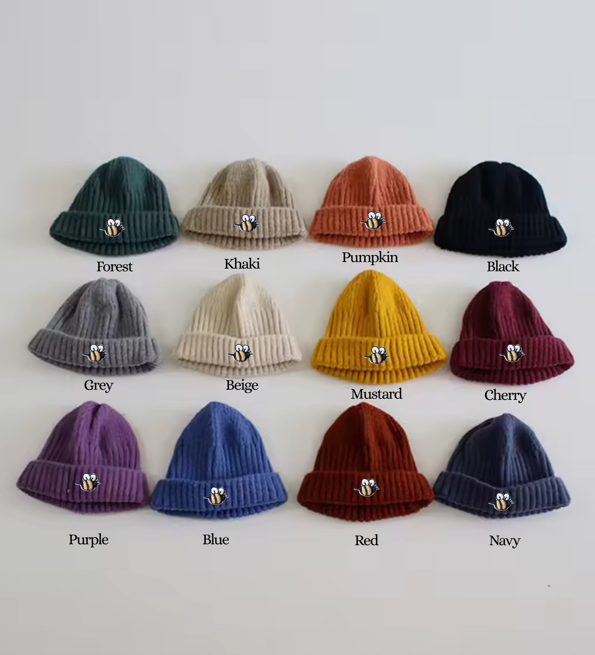 Bee Knit Baby Winter Hat Hippo Boutique