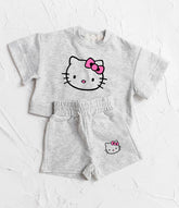 Kitty Baby Girl T-Shirt & Shorts Outfit Hippo Boutique