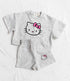 Kitty Baby Girl T-Shirt & Shorts Outfit Hippo Boutique