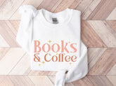 Books & Coffee Sweatshirt Hippo Boutique