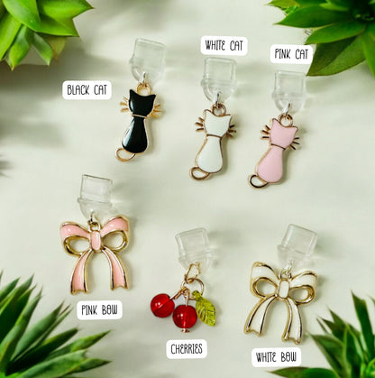 Bows & Cats Kindle Charms