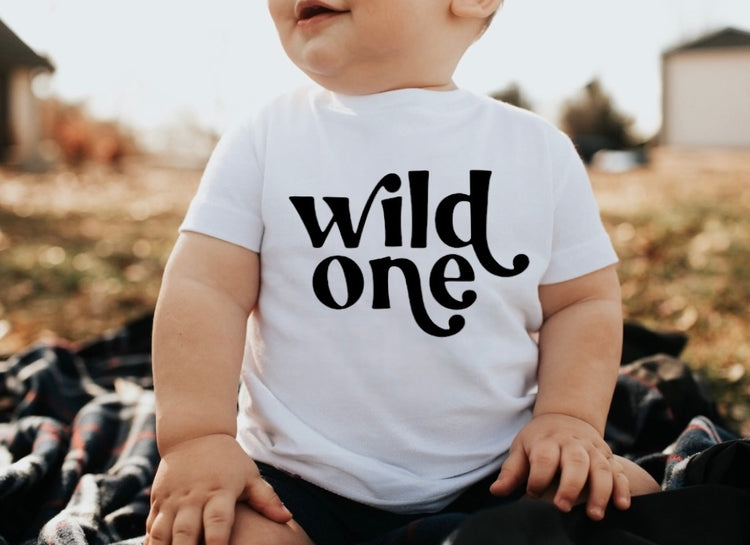 Wild One Baby & Toddler tshirt Hippo Boutique