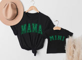 Glitter Mama & Mini Matching T-Shirts - Black Hippo Boutique
