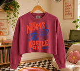 Cropped Sweatshirt - Tired Moms Coffee club Hippo Boutique
