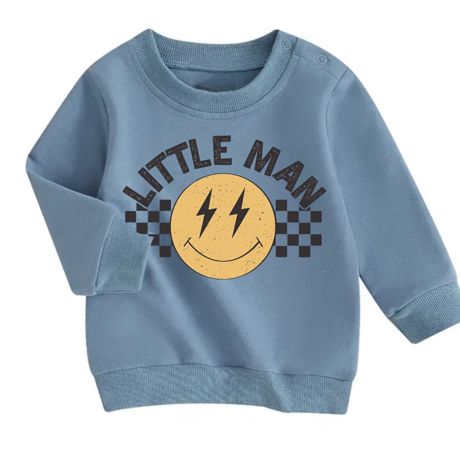 Little Man Retro Baby & toddler Boy sweatshirt Hippo Boutique