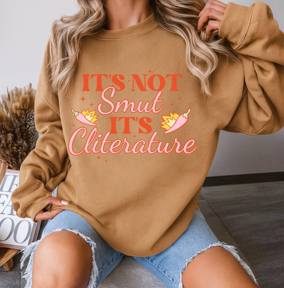 Women’s Bookish Sweatshirts & Hoodies - It’s Not Smut Hippo Boutique