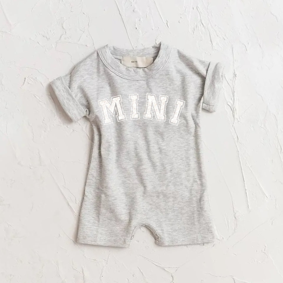 Glitter Mini baby romper bodysuit Hippo Boutique