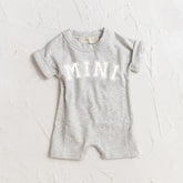 Glitter Mini baby romper bodysuit Hippo Boutique