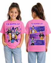 Girls KPop Demon Hunters HUNTR/X Graphic T-Shirt Hippo Boutique