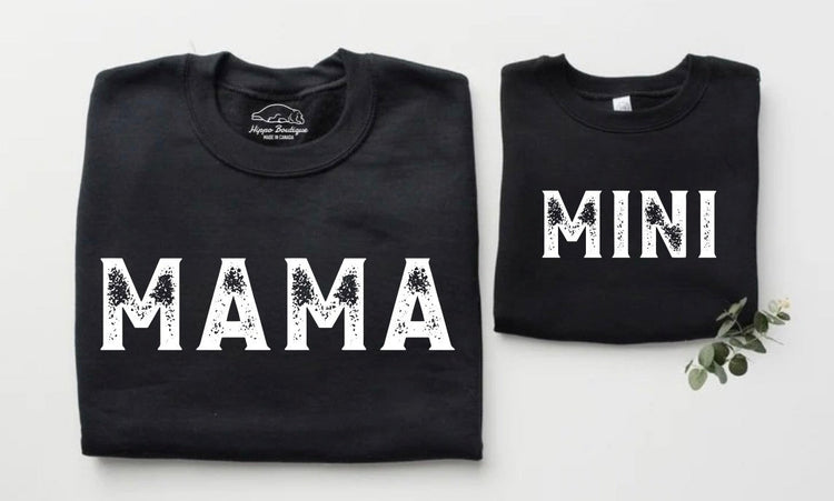 Mama & Mini Matching Sweatshirts Hippo Boutique