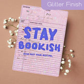 Kindle Insert - One More Chapter Library Card Hippo Boutique