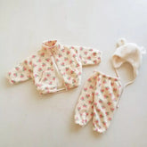 Baby & Toddler Half Zip Flannel Outfit Hippo Boutique