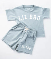 Little Bro Baby Boy T-Shirt & Shorts Set Hippo Boutique