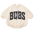 Baby Cotton Sweatshirt Romper - Bubs Lightning Hippo Boutique