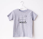 Woof Dog Baby & Toddler tshirt Hippo Boutique