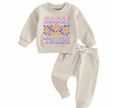 Sassy Little Thing Sweatshirt & Pants Set Hippo Boutique