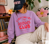 Cropped Sweatshirt - Caffeinated Moms Club Hippo Boutique