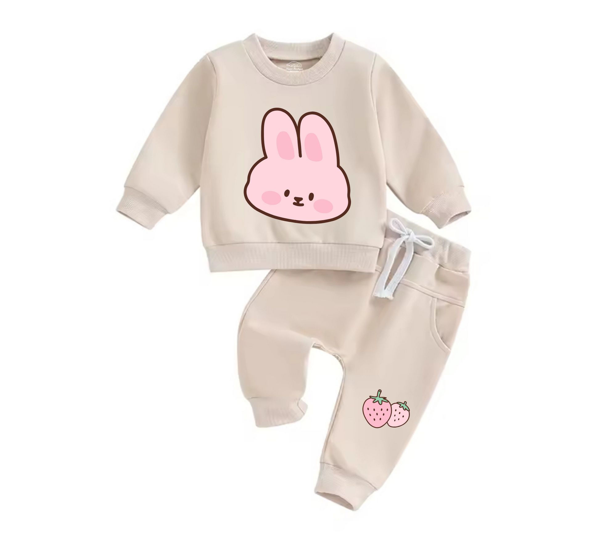 Baby Jogger Outfit - Bunny Strawberry Hippo Boutique