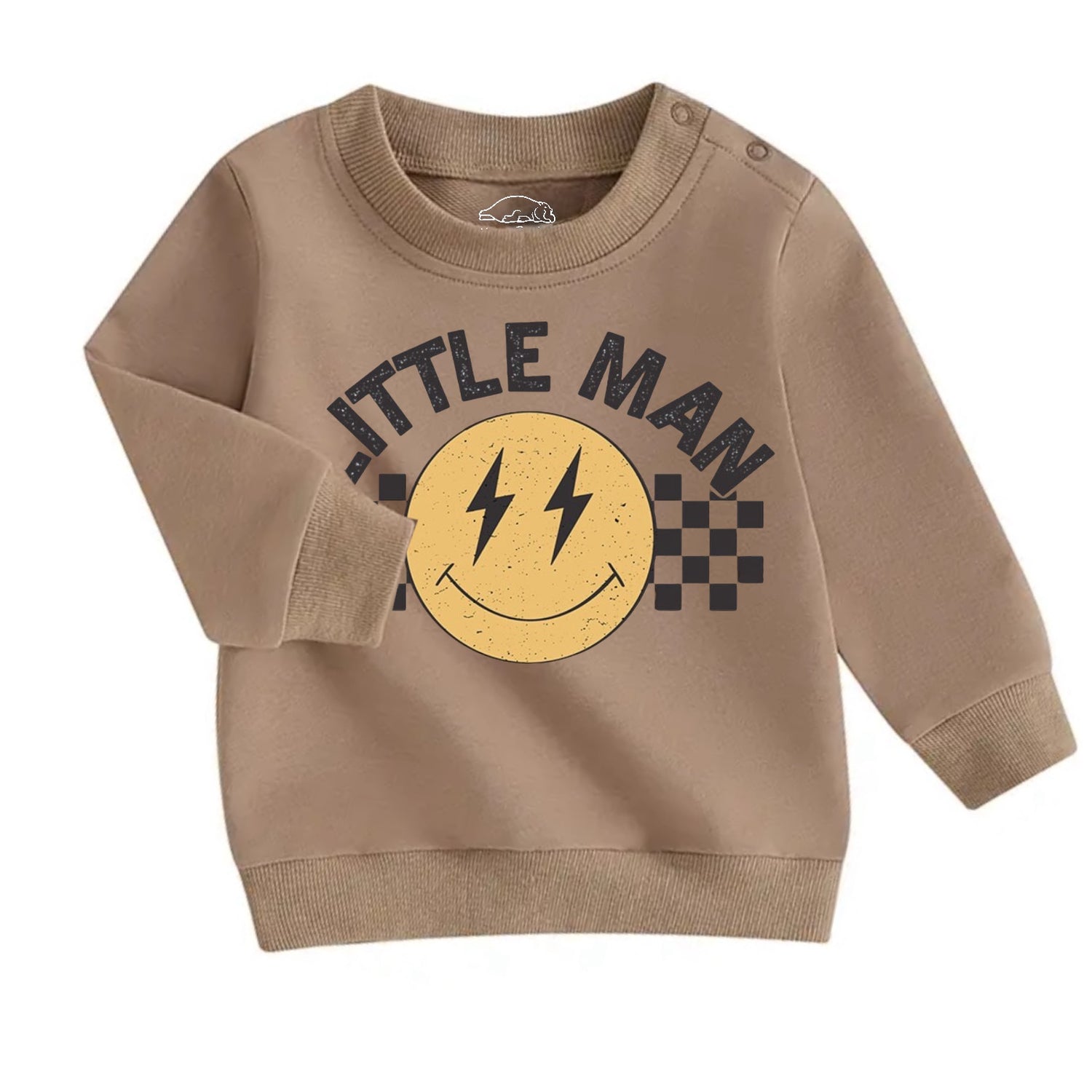 Little Man Retro Baby & toddler Boy sweatshirt Hippo Boutique