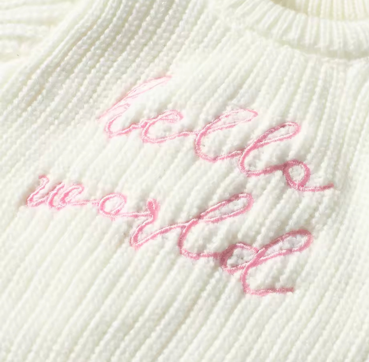Newborn Baby Knit Bodysuit with Knitted Hat Hippo Boutique