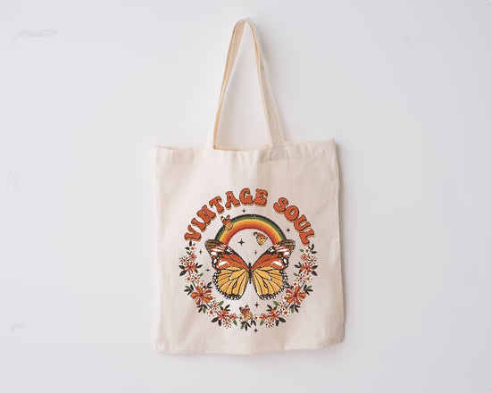 Vintage Soul Tote Bag Hippo Boutique