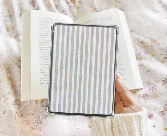 Kindle Insert - Grey Stripes