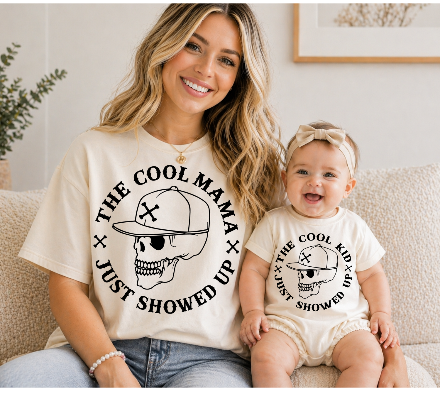 Mama & Mini Matching T-Shirts & Romper - Cool Kid Hippo Boutique