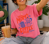 Cropped Top & T-Shirts - Tired Mom’s coffee club Hippo Boutique