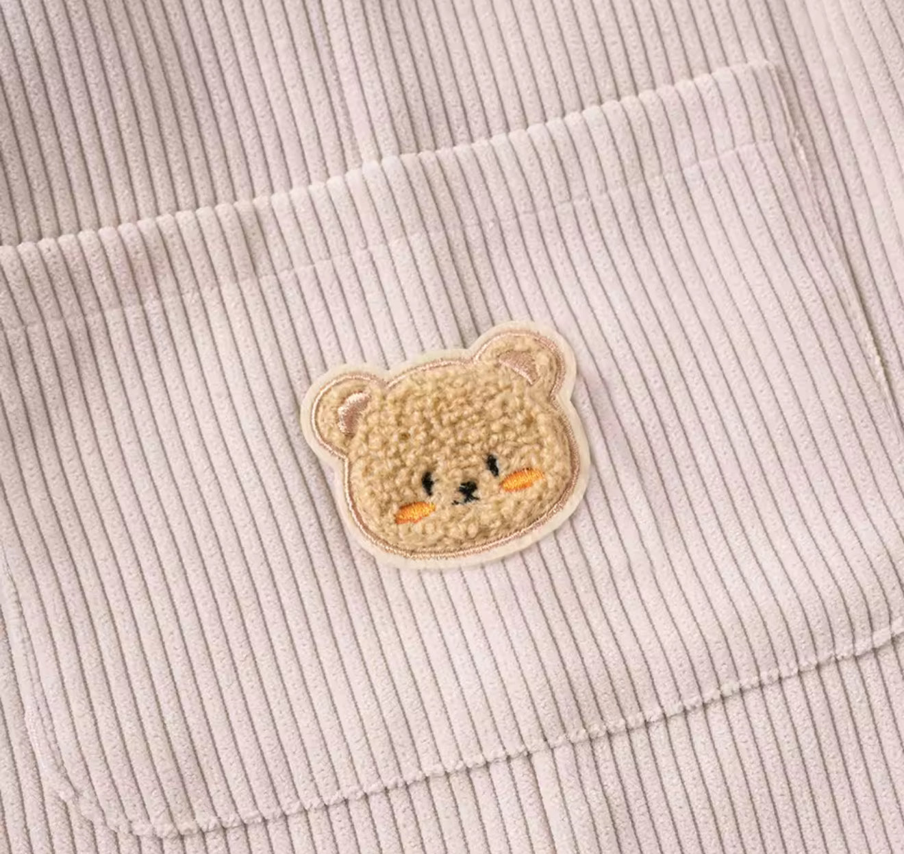 Teddy Bear Corduroy Bodysuit Hippo Boutique