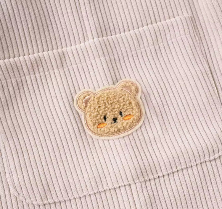 Teddy Bear Corduroy Bodysuit Hippo Boutique