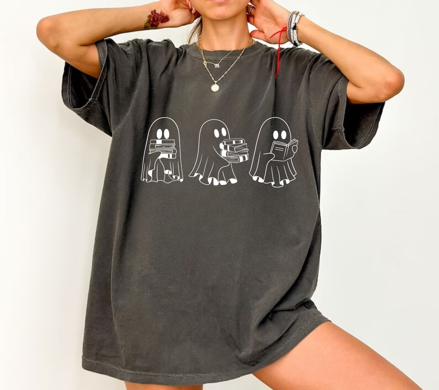 Floral Ghost T-Shirt Hippo Boutique