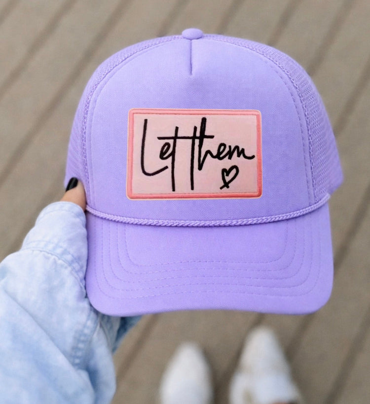 Let Them Trucker Mesh Hats Hippo Boutique