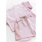Baby & Toddler cotton color block t-shirt & shorts outfit Hippo Boutique