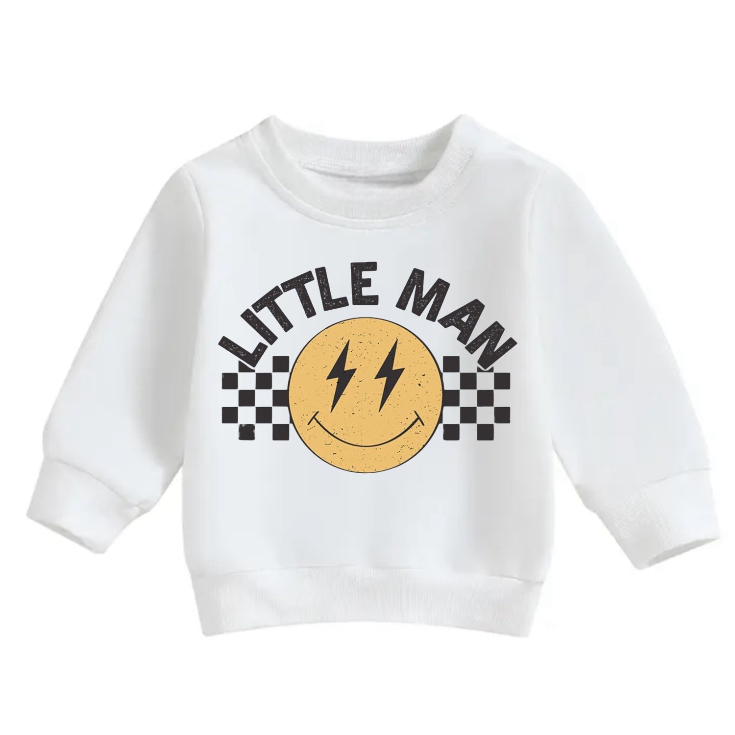 Little Man Retro Baby & toddler Boy sweatshirt Hippo Boutique
