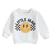 Little Man Retro Baby & toddler Boy sweatshirt Hippo Boutique