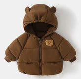 Teddy Bear Baby Hooded Jacket Hippo Boutique