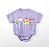 Kitty Baby t-shirt bubble Romper Hippo Boutique