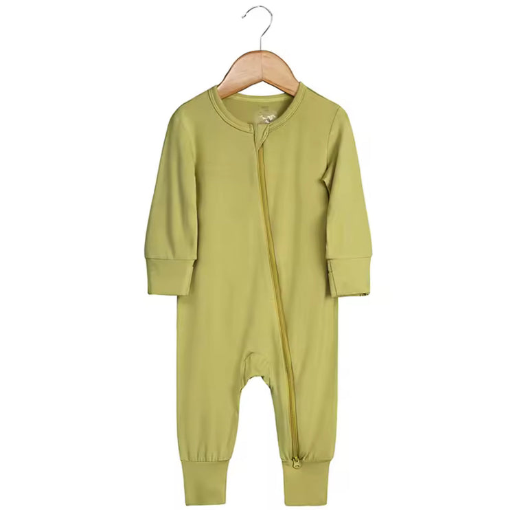 Bamboo Zip Up Bodysuit Outfit Hippo Boutique
