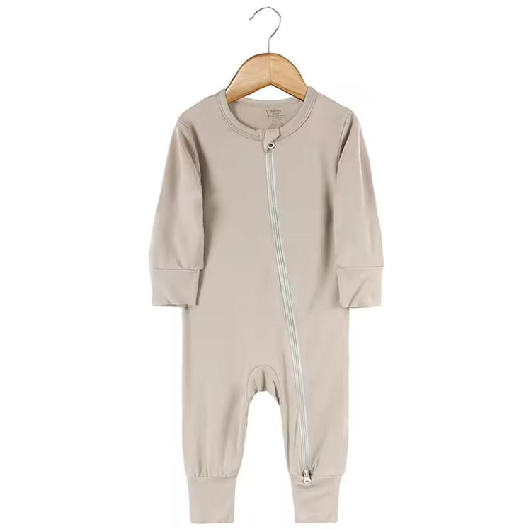 Bamboo Zip Up Bodysuit Outfit Hippo Boutique