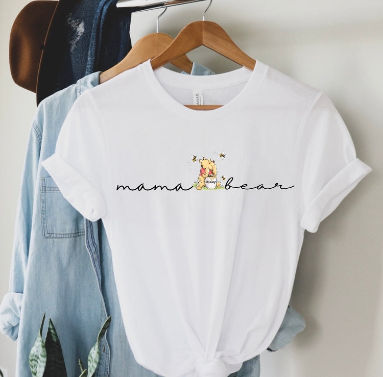 Mama Bear Women’s T-Shirts Hippo Boutique